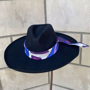 Free People X Lack of Color Melodic Felt Black Fedora Size S